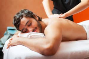 erezione durante un massaggio